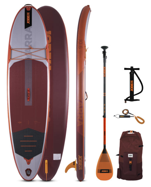 Jobe Yarra 10.6 Inflatable Paddle Board Package rdeča